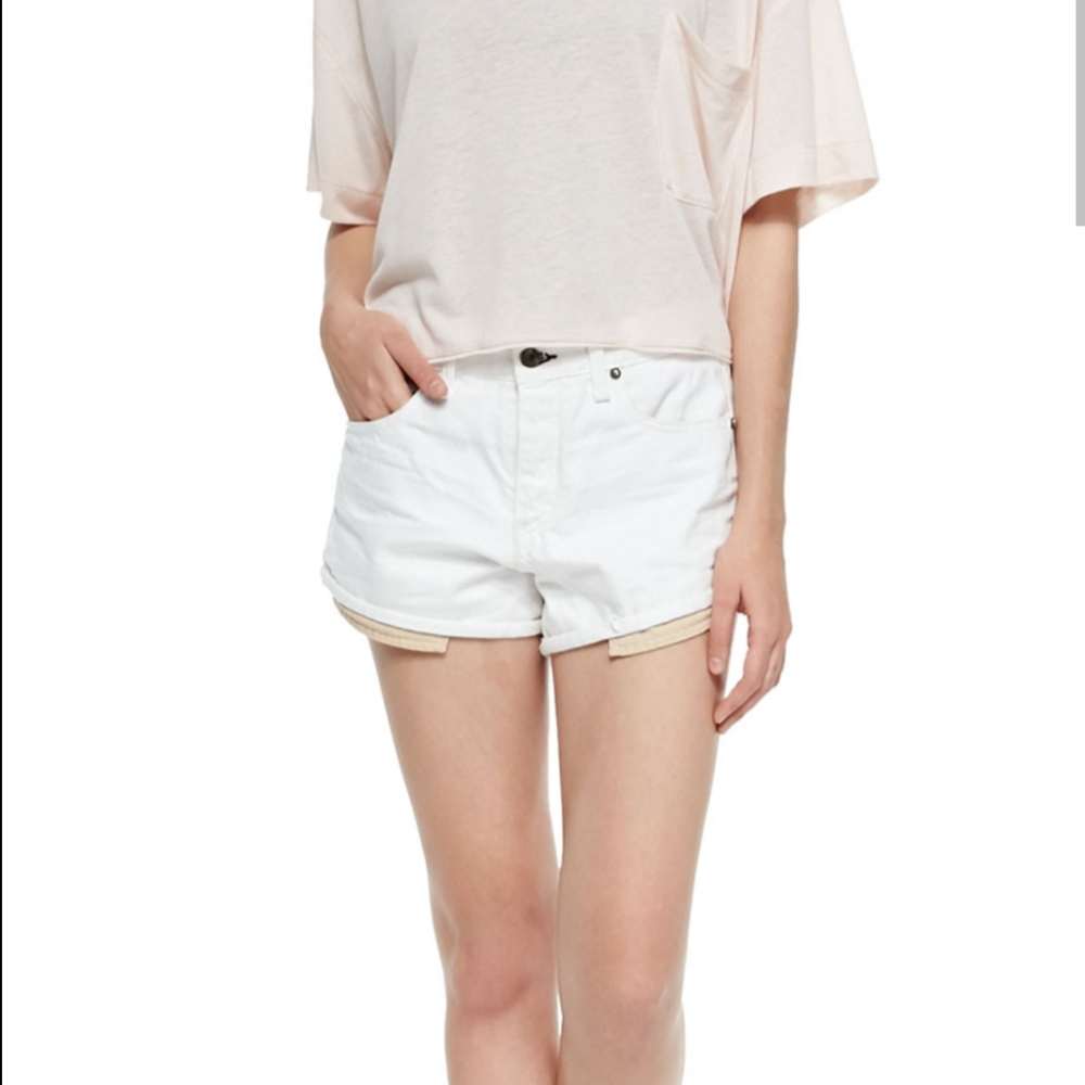 ❌SOLD❌ Rag & Bone Aged White Marilyn Summer Shorts size 27